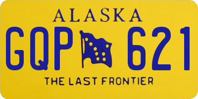 AK license plate GQP621