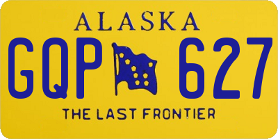 AK license plate GQP627