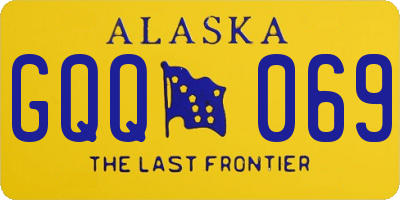 AK license plate GQQ069