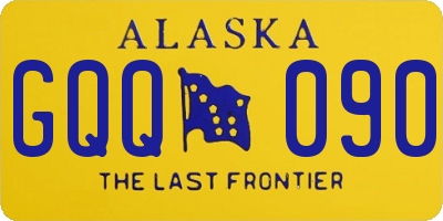 AK license plate GQQ090