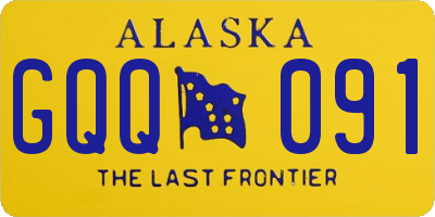 AK license plate GQQ091