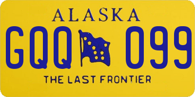 AK license plate GQQ099
