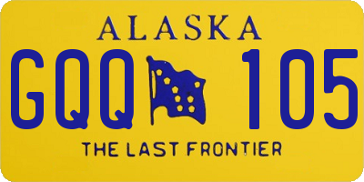 AK license plate GQQ105