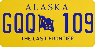 AK license plate GQQ109