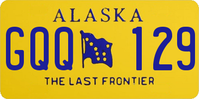 AK license plate GQQ129