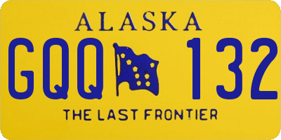AK license plate GQQ132