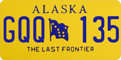 AK license plate GQQ135