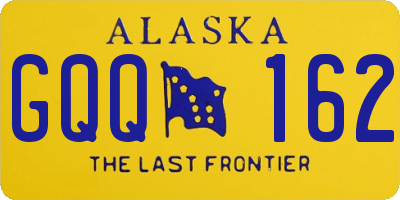 AK license plate GQQ162