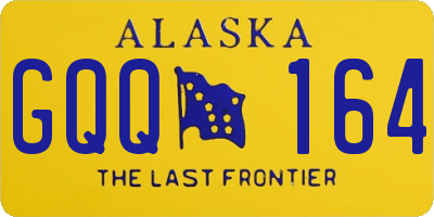 AK license plate GQQ164