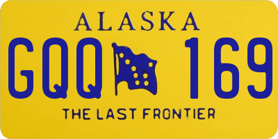 AK license plate GQQ169