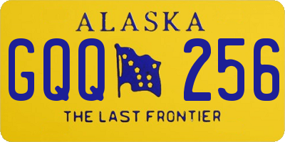 AK license plate GQQ256