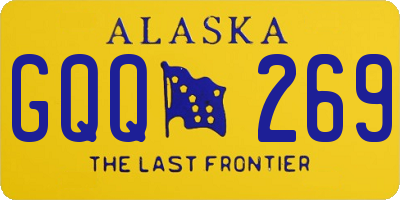AK license plate GQQ269