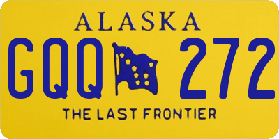 AK license plate GQQ272