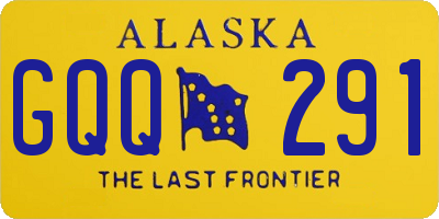 AK license plate GQQ291
