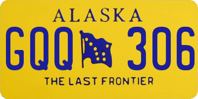 AK license plate GQQ306