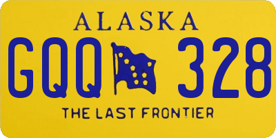 AK license plate GQQ328