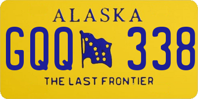 AK license plate GQQ338
