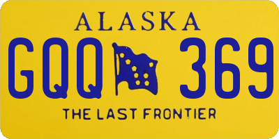 AK license plate GQQ369