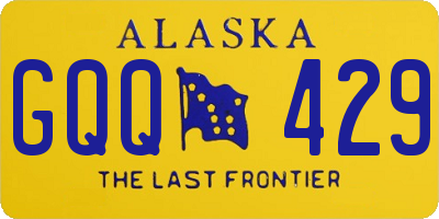 AK license plate GQQ429