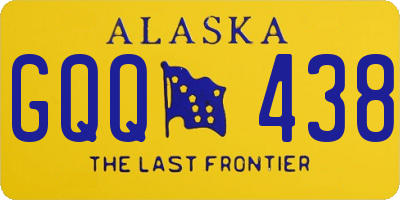 AK license plate GQQ438