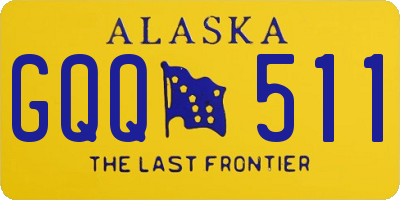 AK license plate GQQ511