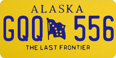 AK license plate GQQ556