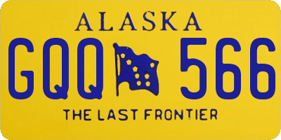 AK license plate GQQ566