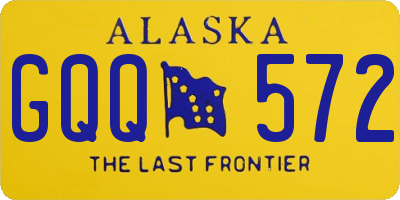 AK license plate GQQ572