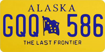 AK license plate GQQ586