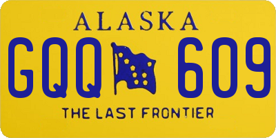 AK license plate GQQ609