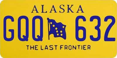 AK license plate GQQ632
