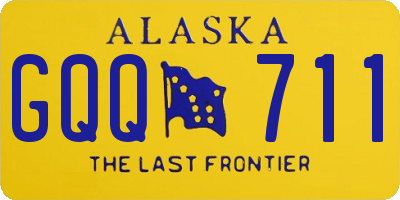 AK license plate GQQ711