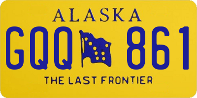 AK license plate GQQ861