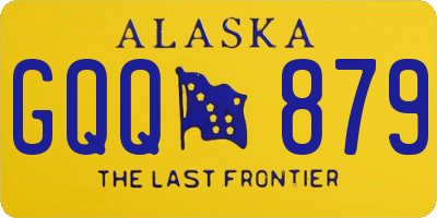AK license plate GQQ879