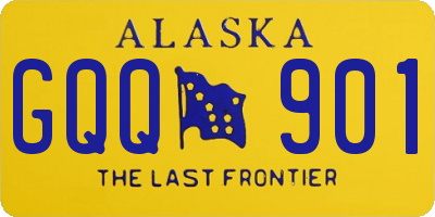 AK license plate GQQ901
