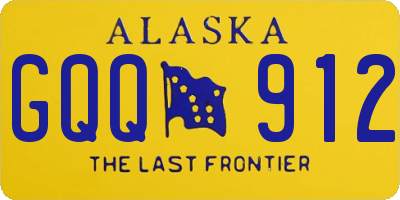 AK license plate GQQ912
