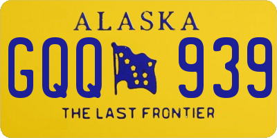 AK license plate GQQ939