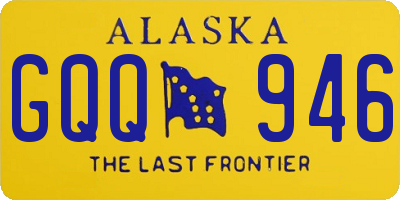 AK license plate GQQ946