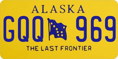 AK license plate GQQ969