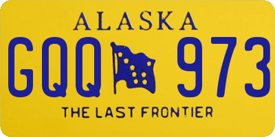 AK license plate GQQ973