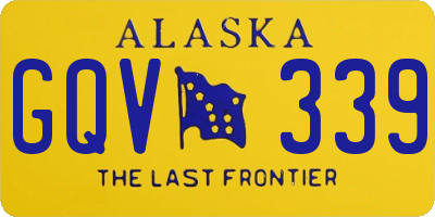 AK license plate GQV339