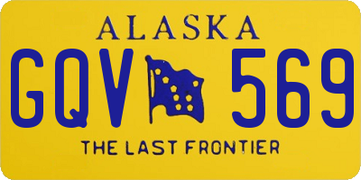 AK license plate GQV569