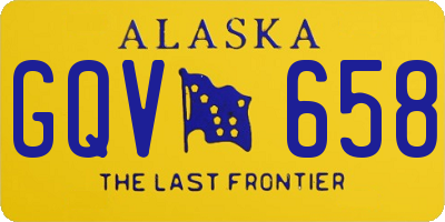 AK license plate GQV658