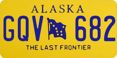 AK license plate GQV682