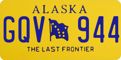 AK license plate GQV944