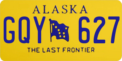 AK license plate GQY627