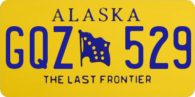 AK license plate GQZ529