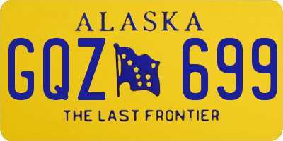 AK license plate GQZ699