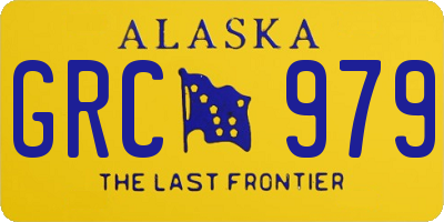 AK license plate GRC979