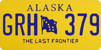 AK license plate GRH379